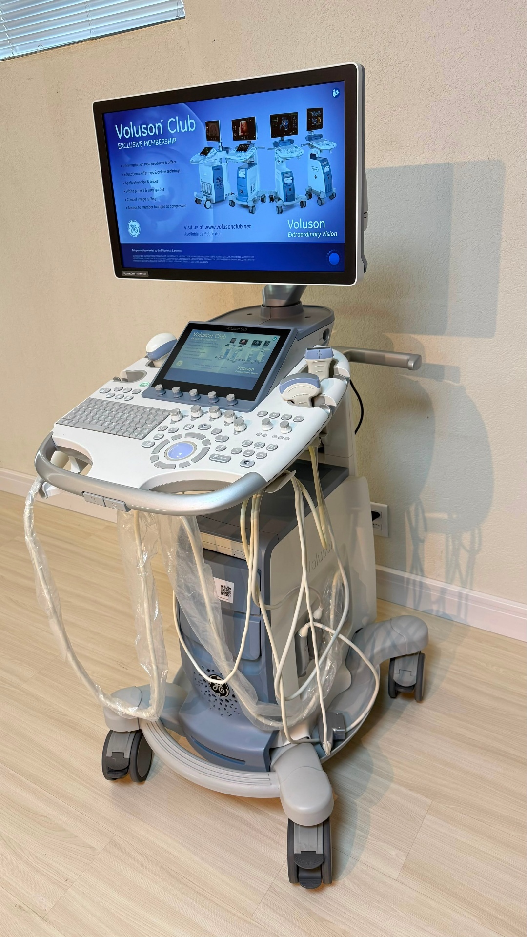 Ultrassom GE Voluson S10 (2018) — 4 transdutores